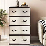 فایل کشویی پلاستیکی حصیری 4 طبقه ( کد 404 )