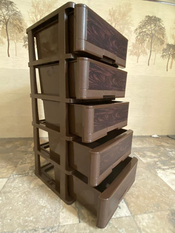 فایل پلاستیکی 4 و 5 کشو طرح چوب