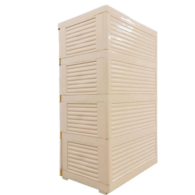 فایل ( دراور ) کشویی پلاستیکی 4 طبقه ( کد 714 ) ( عرض 60 عمق 40 ارتفاع 90 )