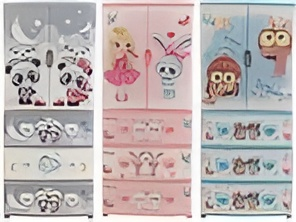 کمد پلاستیکی زیبا و کاربردی مخصوص اتاق کودکان