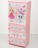 کمد پلاستیکی زیبا و کاربردی مخصوص اتاق کودکان