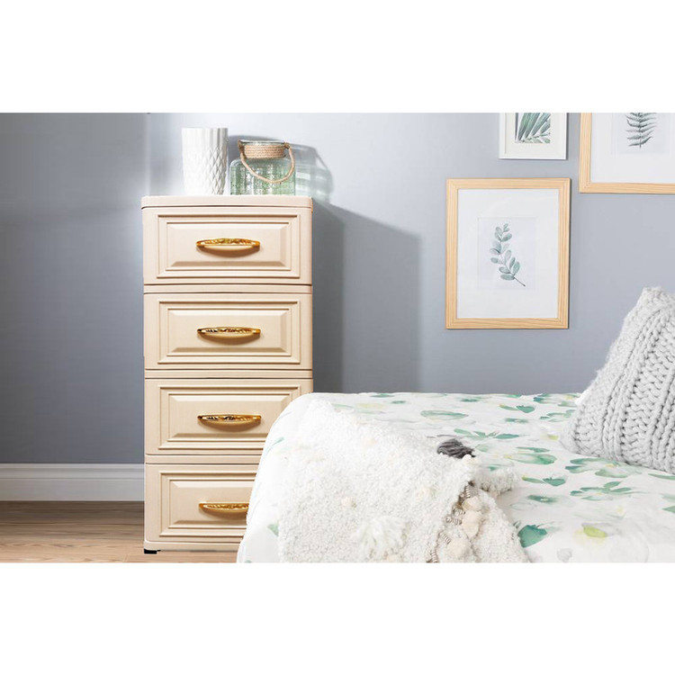 فایل کشویی پلاستیکی 4 طبقه ( کد 624 )