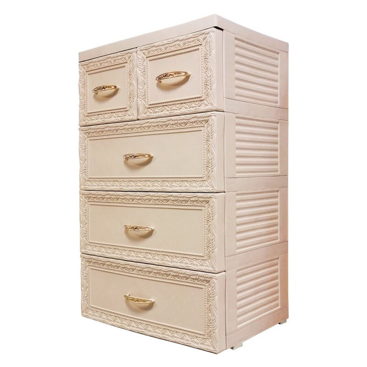 فایل پلاستیکی 5کشو طرح منبت