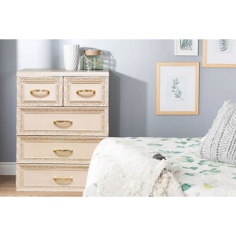 فایل پلاستیکی 5کشو طرح منبت