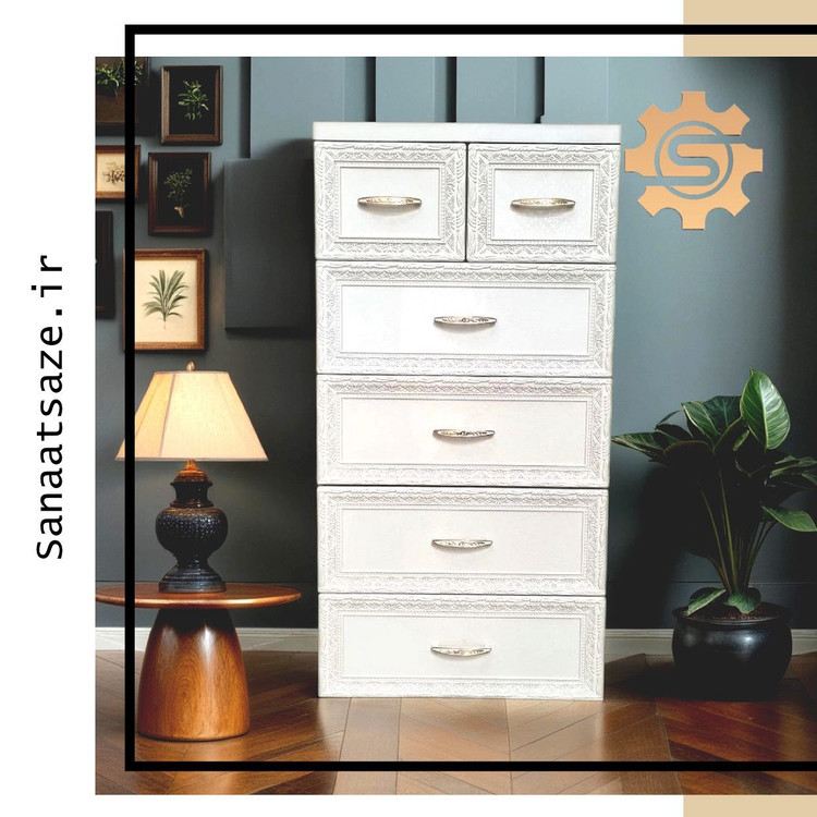 فایل پلاستیکی 6کشو طرح منبت