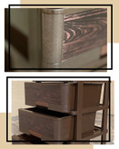 فایل پلاستیکی 4-5 کشو طرح چوب