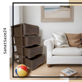 فایل پلاستیکی 4-5 کشو طرح چوب