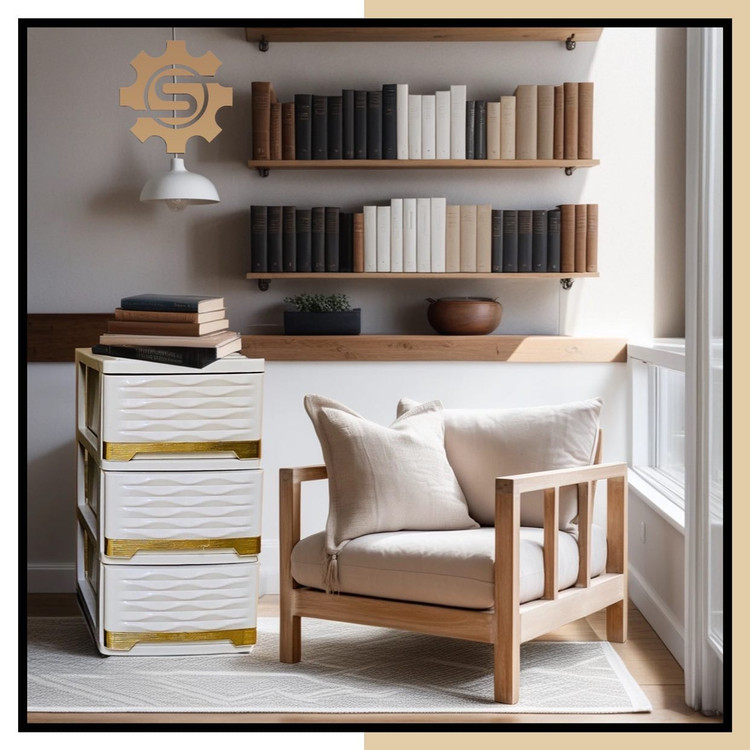 فایل پلاستیکی موجدار 3 طبقه