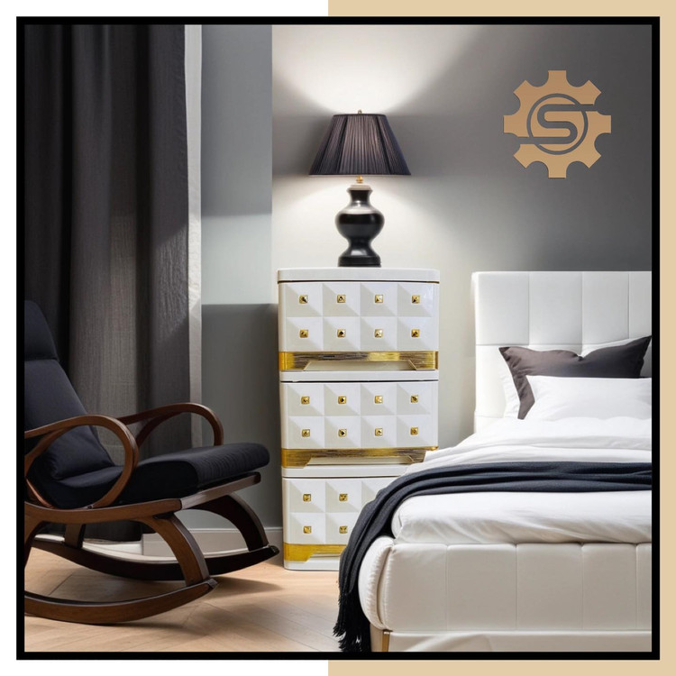 فایل پلاستیکی نگین دار 3 طبقه