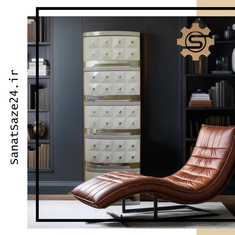 فایل کشویی پلاستیکی 5 طبقه ( کد 635 )