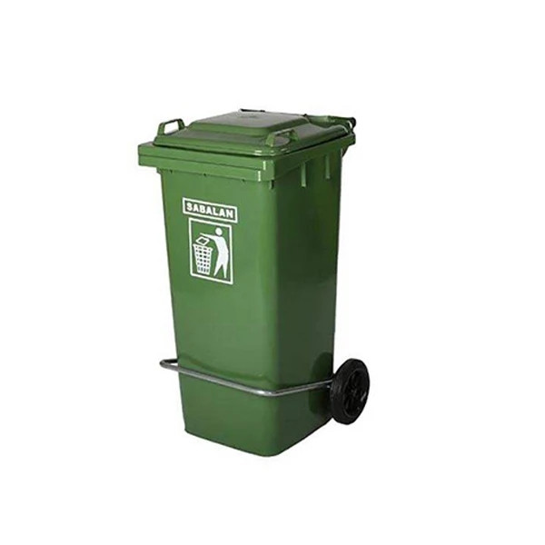 سطل زباله 240 لیتری سبلان( چرخدار)