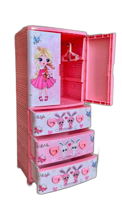 کمد پلاستیکی زیبا و کاربردی مخصوص اتاق کودکان