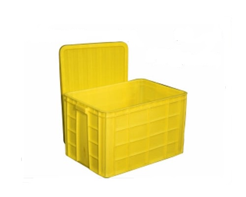 جعبه پلاستیکی صنعتی  دردار