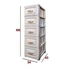 فایل  کشویی پلاستیکی 3 - 4 - 5 طبقه لوکس
