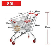 چرخ خرید فروشگاهی در سه سایز (درجه یک )