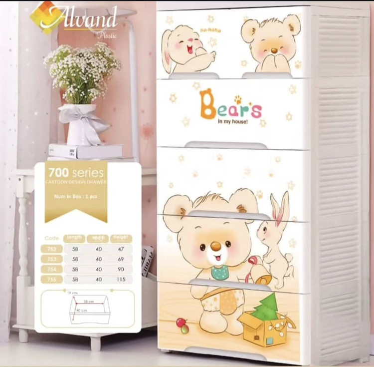 فایل پلاستیکی خرسی کودک بامزه