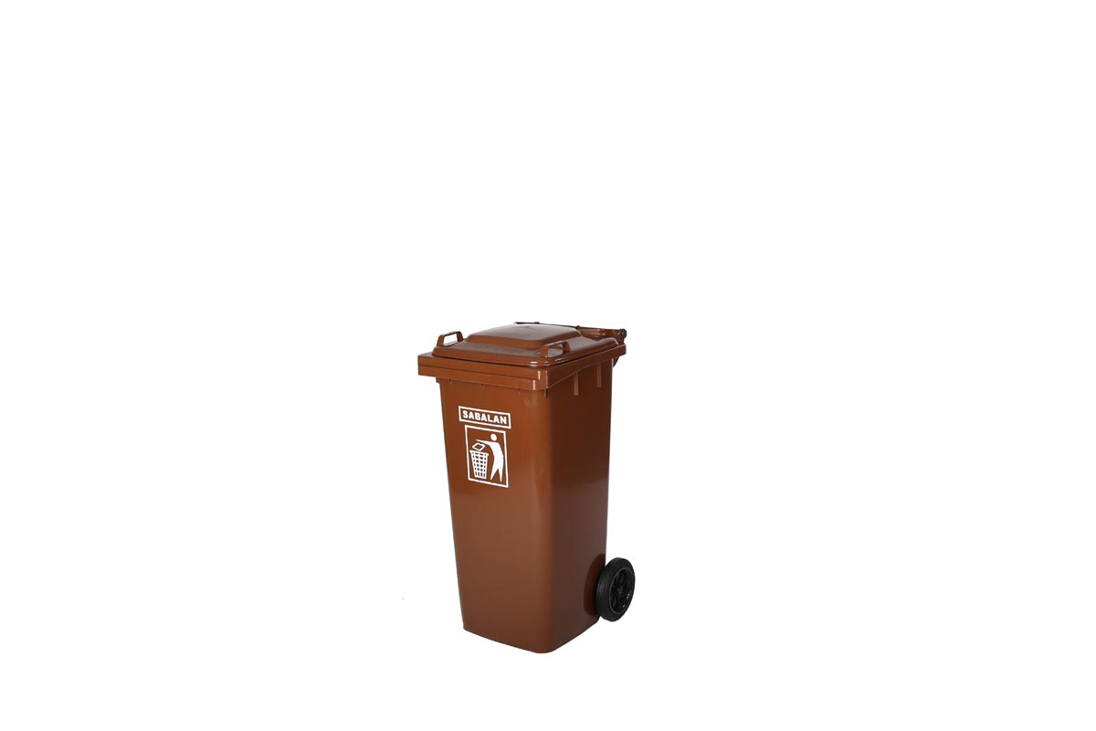 سطل زباله 240 لیتری سبلان( چرخدار)