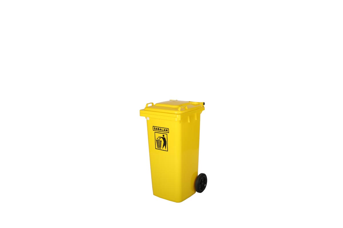 سطل زباله 240 لیتری سبلان( چرخدار)