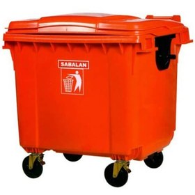 سطل زباله شهری ، سطل زباله مکانیزه، سطل زباله پلی اتیلن 1100 لیتری، مخزن زباله شهری