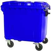 سطل زباله شهری ، سطل زباله مکانیزه، سطل زباله پلی اتیلن 1100 لیتری، مخزن زباله شهری