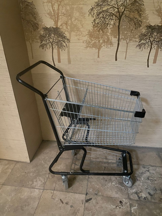 چرخ فروشگاهی 80 لیتری طرح الماس ( درجه 1 )