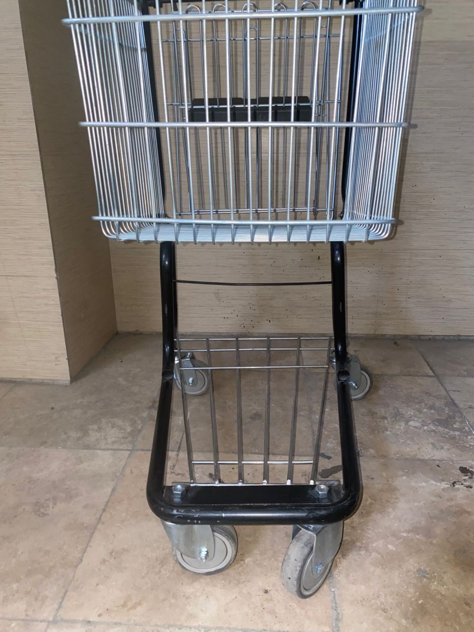 چرخ فروشگاهی 80 لیتری طرح الماس ( درجه 1 )