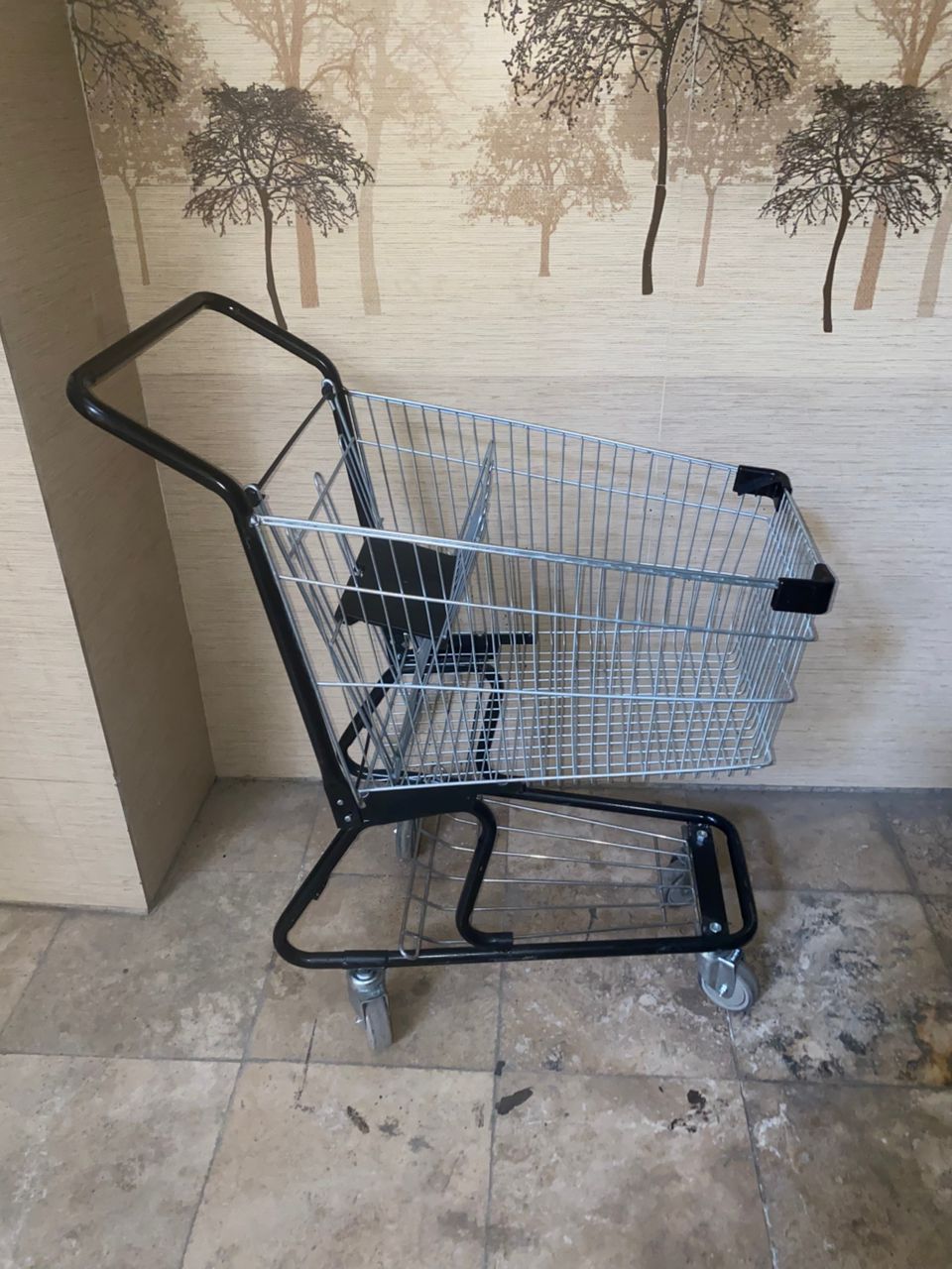 چرخ فروشگاهی 80 لیتری طرح الماس ( درجه 1 )