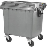 سطل زباله شهری ، سطل زباله مکانیزه، سطل زباله پلی اتیلن 1100 لیتری، مخزن زباله شهری