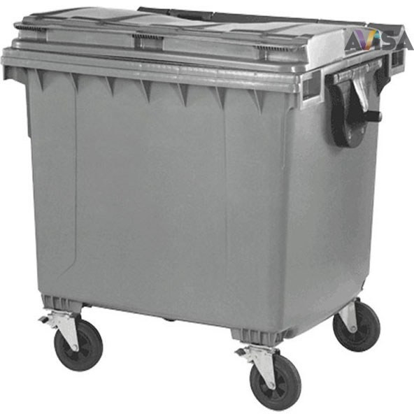سطل زباله شهری ، سطل زباله مکانیزه، سطل زباله پلی اتیلن 1100 لیتری، مخزن زباله شهری