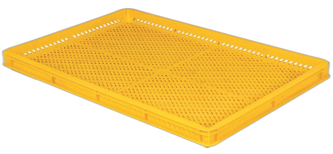 سبد پلاستیکی صنعتی کد ۳۰۰ ماکارونی و میوه خشک کن (طول 60 عرض 40 ارتفاع 3 )