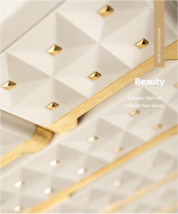 فایل ( دراور ) کشویی پلاستیکی 4 طبقه نگین دار ( کد 734 )