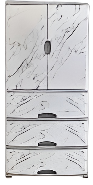 کمد پلاستیکی طرح سنگ لوکس و شیک