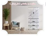 کمد پلاستیکی طرح سنگ لوکس و شیک