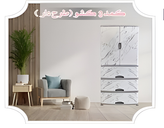 کمد پلاستیکی طرح سنگ لوکس و شیک