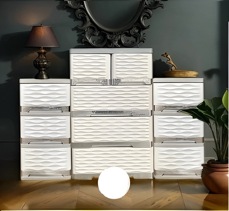 فایل کشویی طرح موجدار کنسولی پلاستیکی