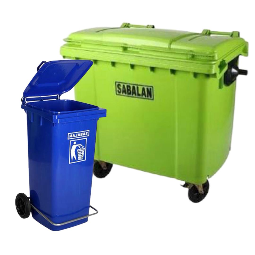 ️ سطل‌های زباله صنعتی و شهری با کیفیت برتر از جنس پلی اتیلن مقاوم