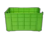 Industrial plastic tool box 1007 Nano very sturdy (length 52 width 33 height 26)
