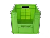 Industrial plastic tool box 1007 Nano very sturdy (length 52 width 33 height 26)