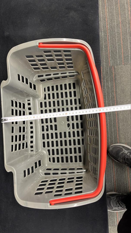 سبد دستی خرید پلاستیکی فوق العاده با کیفیت