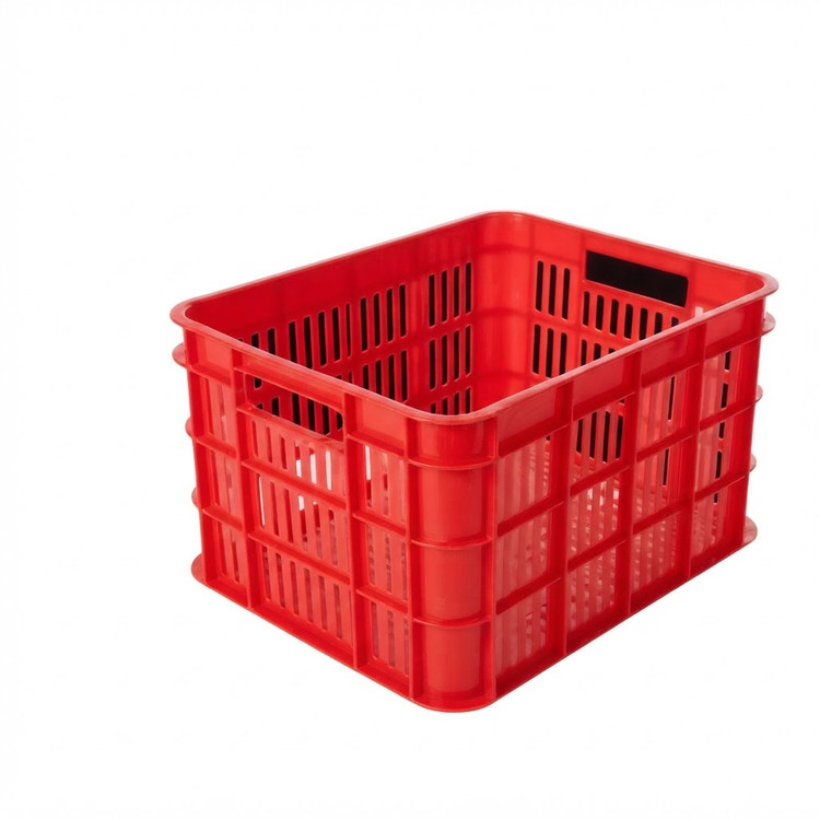 سبد صنعتی 900 نانو نشکن بسیار محکم ( طول 40 عرض 30 ارتفاع 23 ) - رنگ قرمز