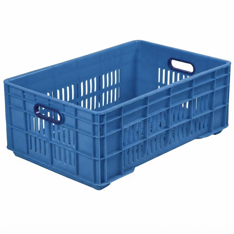 سبد صنعتی پلاستیکی مدل 420 (40 × 60 × 20 سانتیمتر) - رنگ ابی