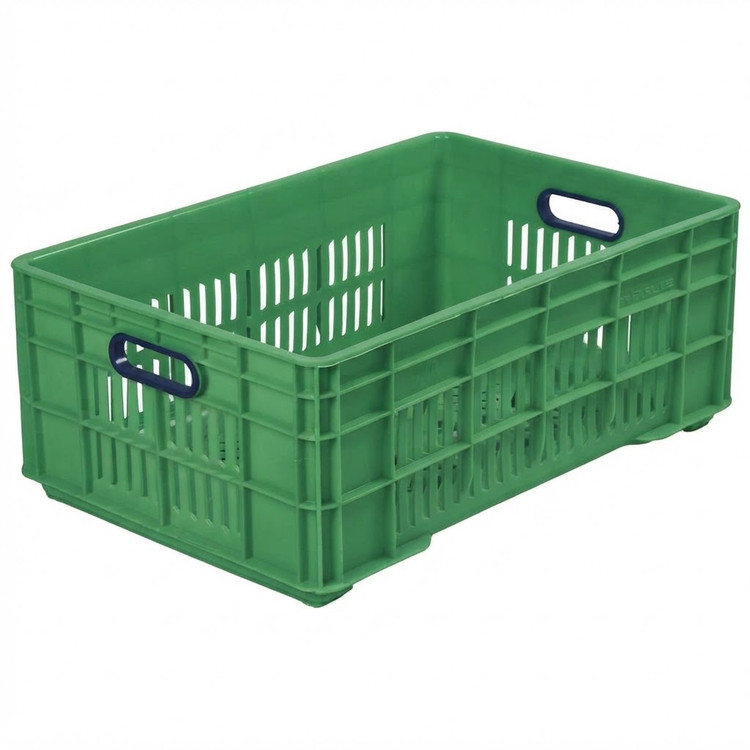 سبد صنعتی پلاستیکی مدل 420 (40 × 60 × 20 سانتیمتر) - رنگ سبز